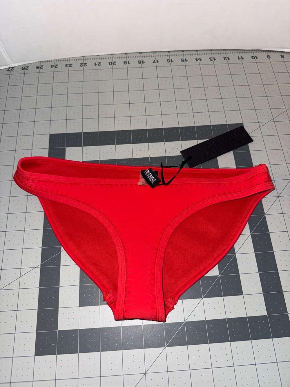 Triangl Bright Red Bikini Bottoms